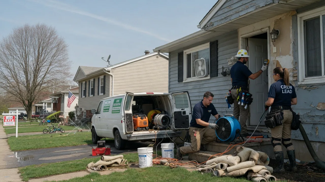 Flood Cleanup in Ridge Farm, IL near me